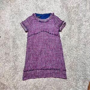 Laundry by Shelli Seagal Tweed Pink and Blue Dress